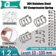 Stainless Steel Compression Spring 1.2mm Wire Dia Small Pressure Coil Springs