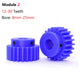 2 Module 2M Nylon Spur Gear 15-30T Bore 5-25mm Pinion Gear With Step Motor Gears