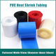 91mm PVC Heat Shrink Tubing for Battery Packs & Cable Wire Wrap — 7 Colors