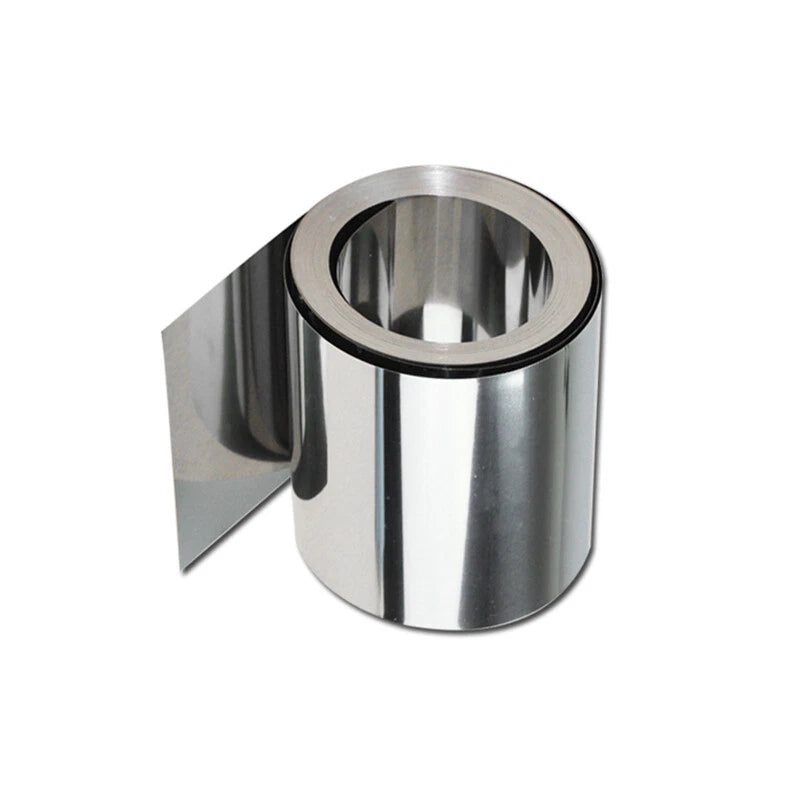 0.01mm-0.1mm Thick 304 Stainless Steel Foil Band Sheet Fine Plate Metal Strip