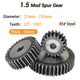 1.5 Mod Spur Gear Teeth 12T-100T Pinion Gear Motor Diameter 21mm-153mm 45# Steel