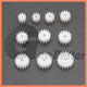 Plastic Spindle Gear Module 0.5 Mod Spur Gears for Toy Parts Car Motor Robot DIY