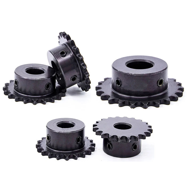 Pilot Bore Sprocket Roller Chain 17-20 Teeth Tooth Steel Chain Drive Sprocket