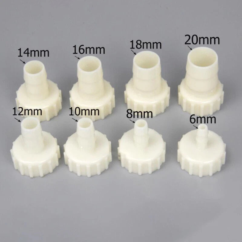 Barbed Hosetail Connector Female BSP Thread Plastic Hose Pipe Fitting — Pond Pool Garden