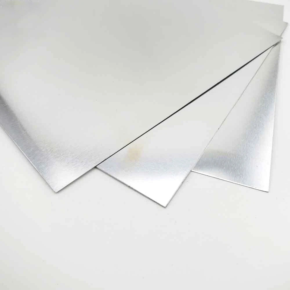 Aluminum Sheet Thin Sheet Pure Aluminum handmade DIY 250/200/150/120/100 mm