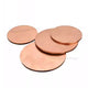 T2 Copper Discs Solid Round Sheet Plate Thick 2/2.5/3/3.5/4/5/6mm Dia 10mm-300mm