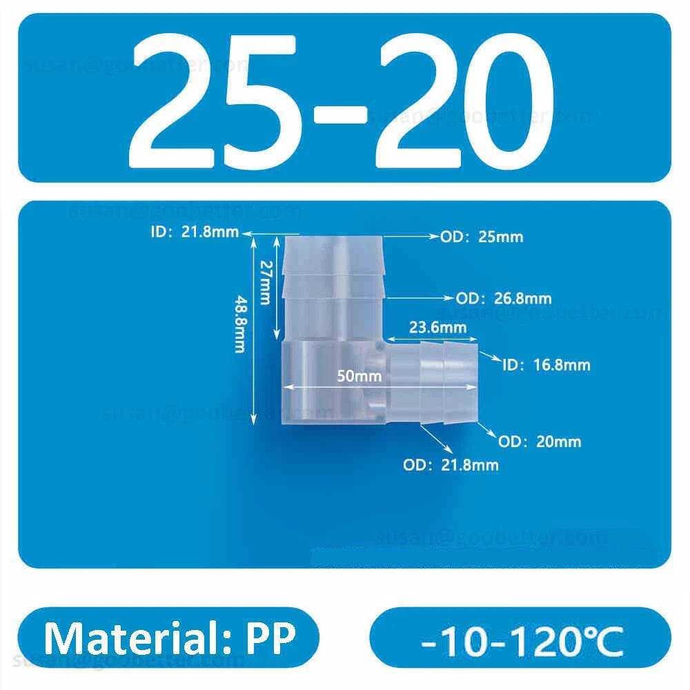 Plastic Barbed Hose Connectors — T-Piece, Elbow & Straight Fittings for Air & Water Lines