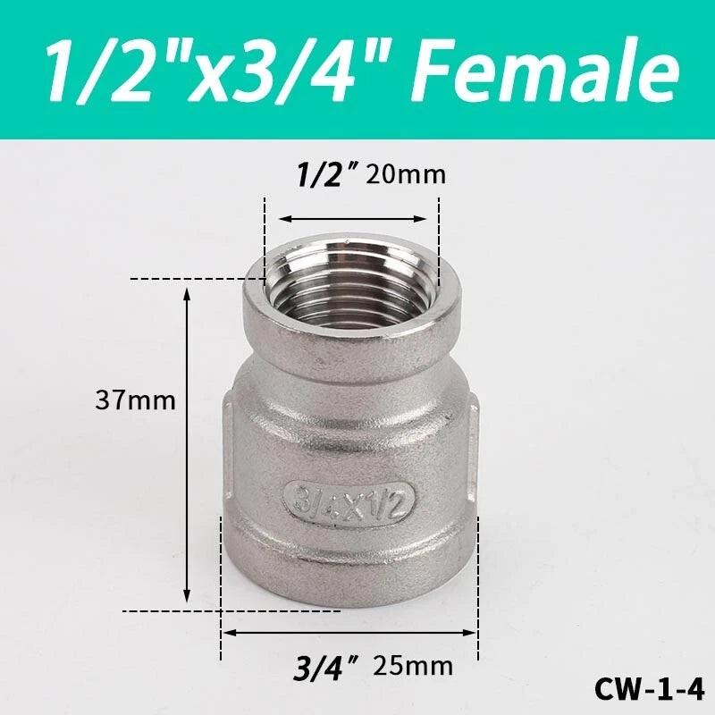 Stainless Steel BSP Pipe Fittings — Plug, Nipple, Elbow, T-Piece & More (1/8" to 4")