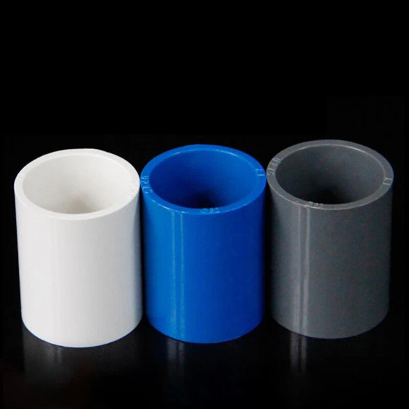PVC Pipe Fittings Various Type Straight, Tee, Elbow Water Supply White Blue Grey