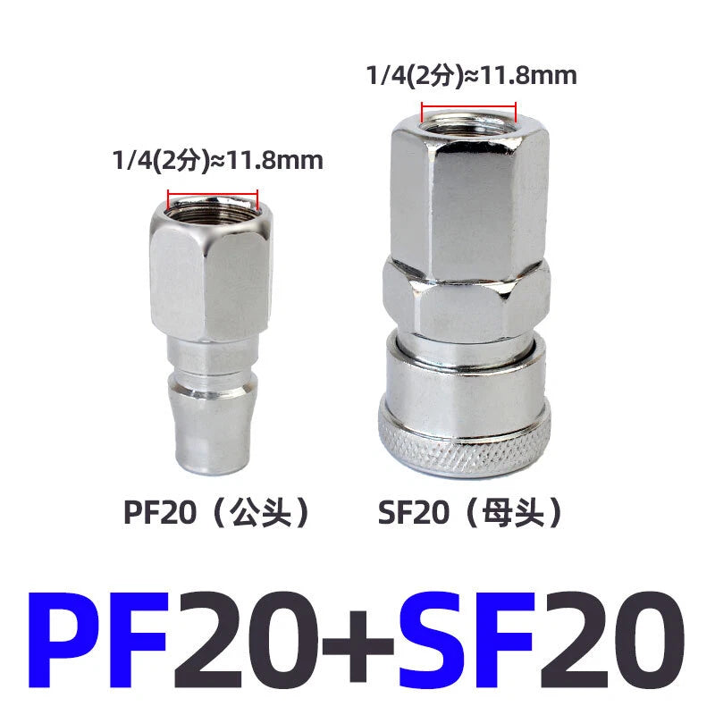 Pneumatic C Type Quick Release Connector Air Line Hose Compressor Fitting