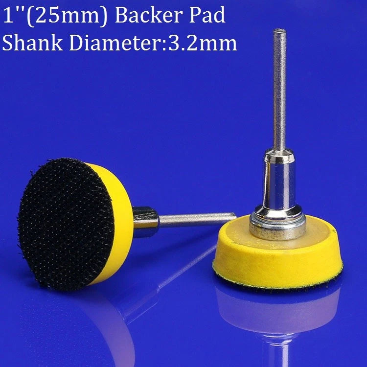 1'' 25mm Sanding Disc Hook And Loop Sandpaper Grit 80 - 10000 Or Backing Pad