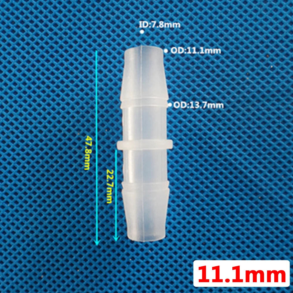 Plastic Barbed Straight Hose Connector — 1.6mm to 25mm Tubing Joiner Coupling