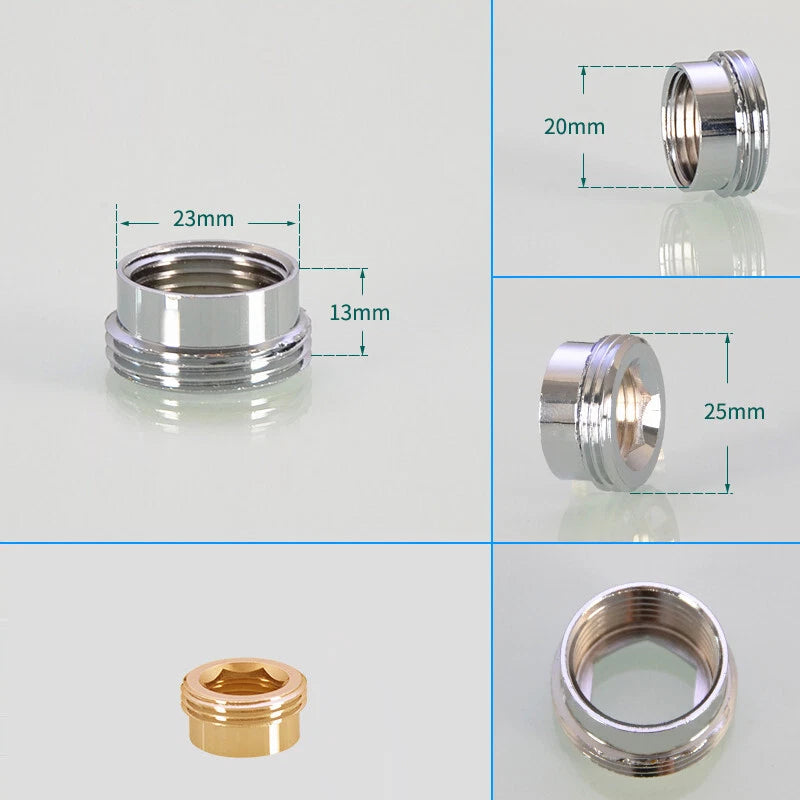 BSP Thread Male to Female Tap Connector Adapter — Kitchen & Garden Hose Fitting