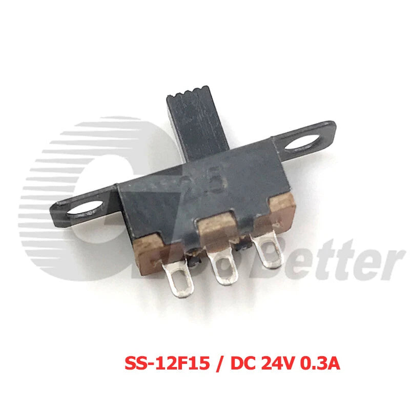 Miniature Slide Switch SPDT 2-Position PCB Mount — SS/SK Series, DC 24V