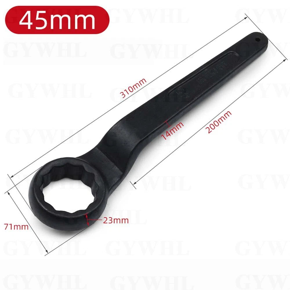 Slogging Striking Wrench Spanner Offset Box End Ring Type Wrench Carbon Steel