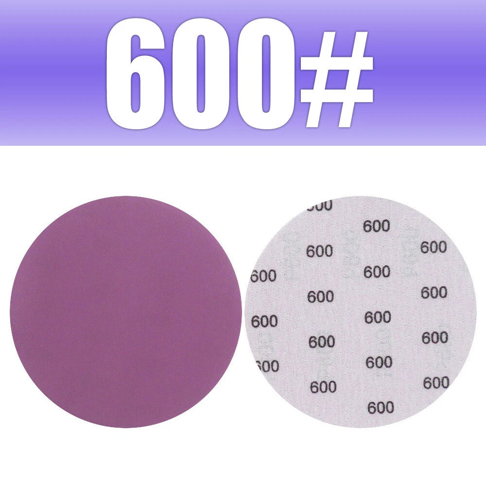 5" 125mm Purple Hook & Loop Sanding Discs 60-10000 Grit | Wet & Dry Sandpaper for Orbital Sanders