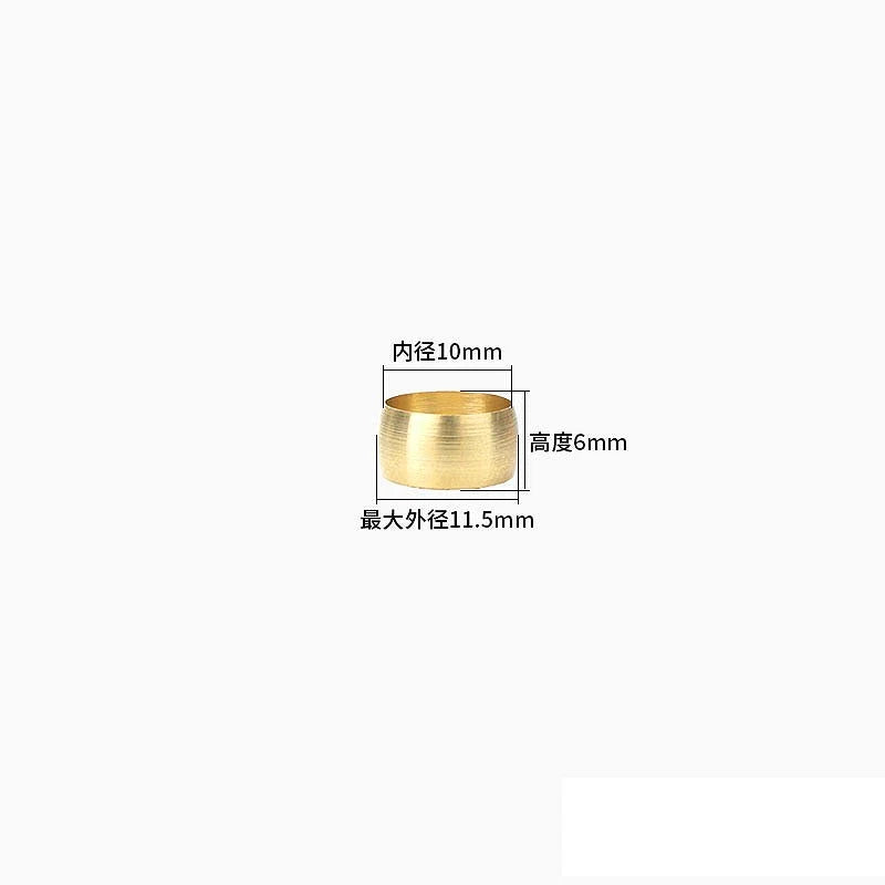 Brass Compression Rings Olives — Metric Sealing Rings for Copper Tube Fittings