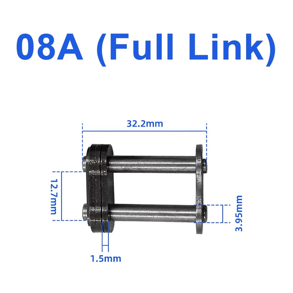 Double Roller Duplex Chain Offset Connecting Link Full/Half Link 06B 08B 10A-32A