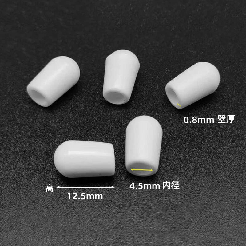 Goobetter Round PVC Rubber End Caps – 2.5mm to 19mm (Black, White, Transparent)