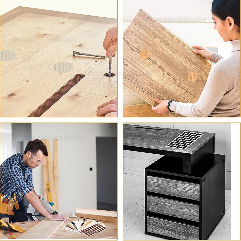 21mm Self Adhesive Decorative Screw Holes Nail Cams Cover Caps Furniture Kitchen
