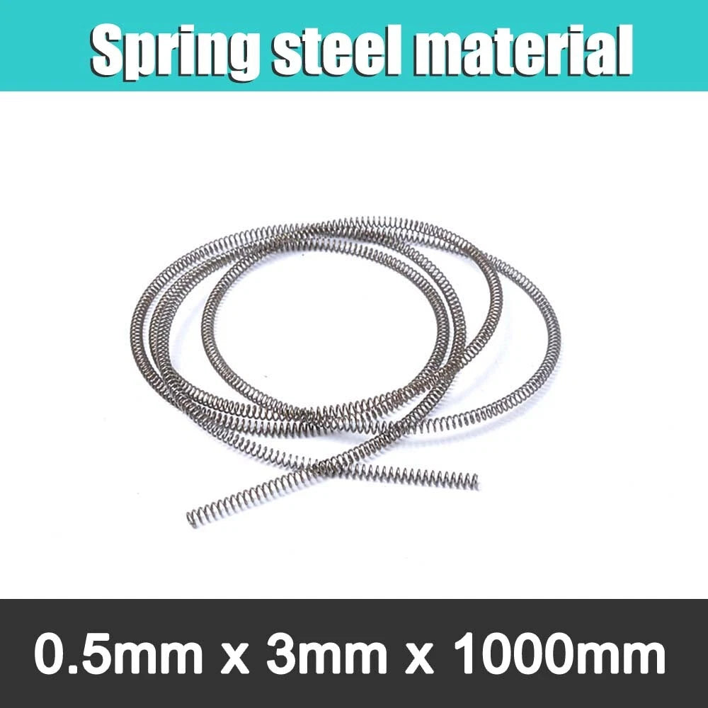 1000mm length Spring Stee Wire 0.3mm-6mm ,OD 6mm-60mm Compression Spring 1 Meter