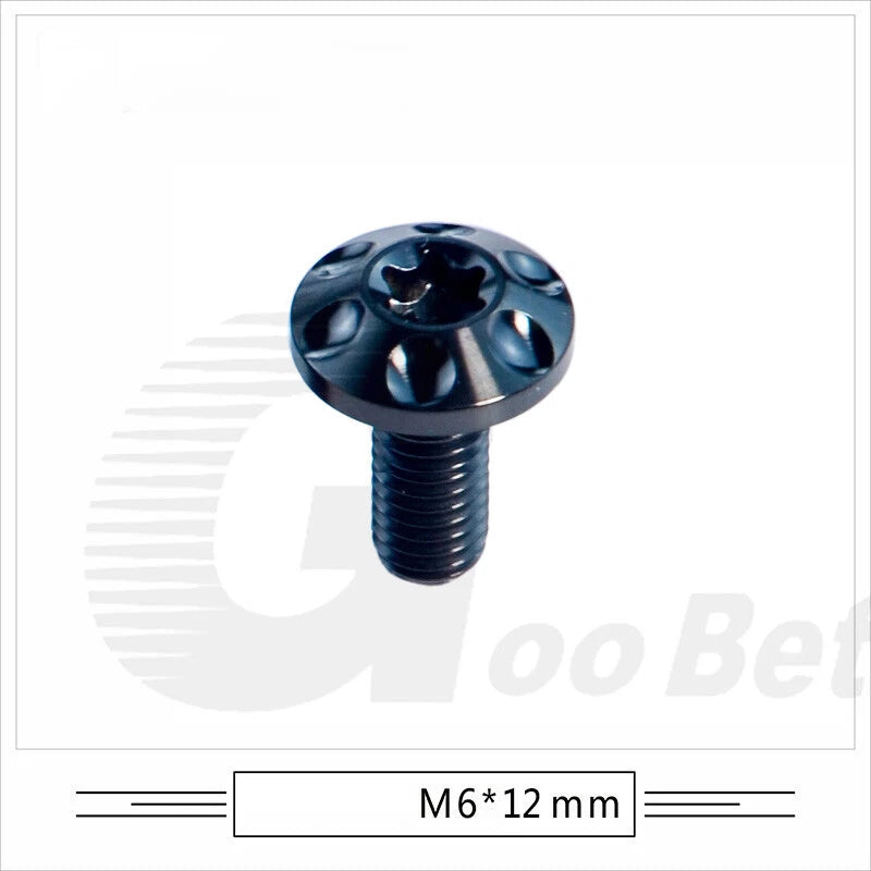 M6 x 15mm 20mm Titanium Motorcycle Decorative Bolt Torx Screws T30 Tuning Repair