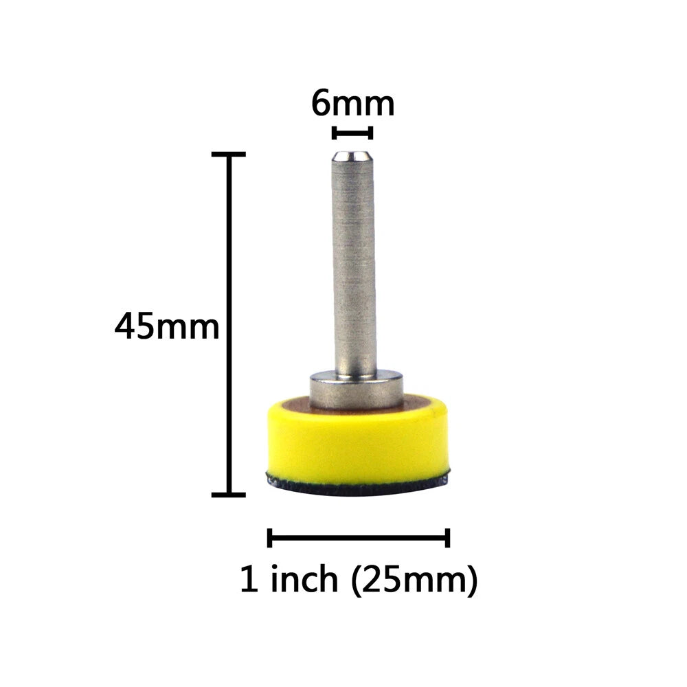 1'' 25mm Sanding Disc Hook And Loop Sandpaper Grit 80 - 10000 Or Backing Pad