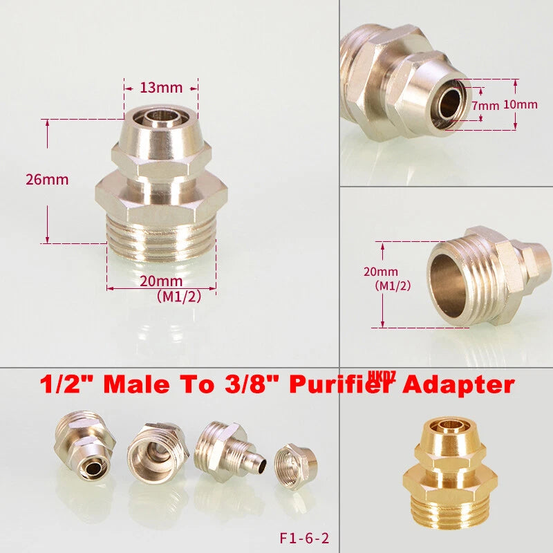 Brass Faucet Adapters Purifier Aerator Water Female Male Fittings Tap Connector