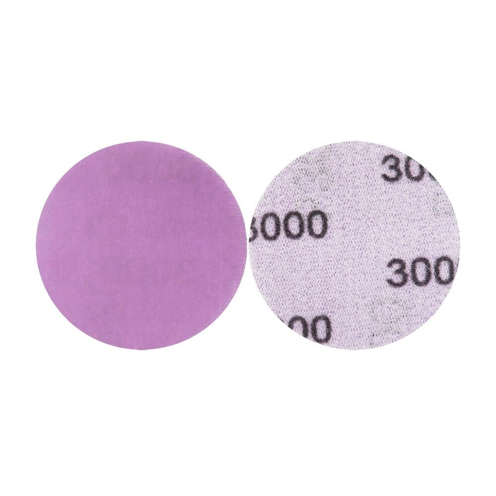 50mm Wet and Dry Sanding Discs 2 inch Sandpaper Hook and Loop Pads Grit 60-10000