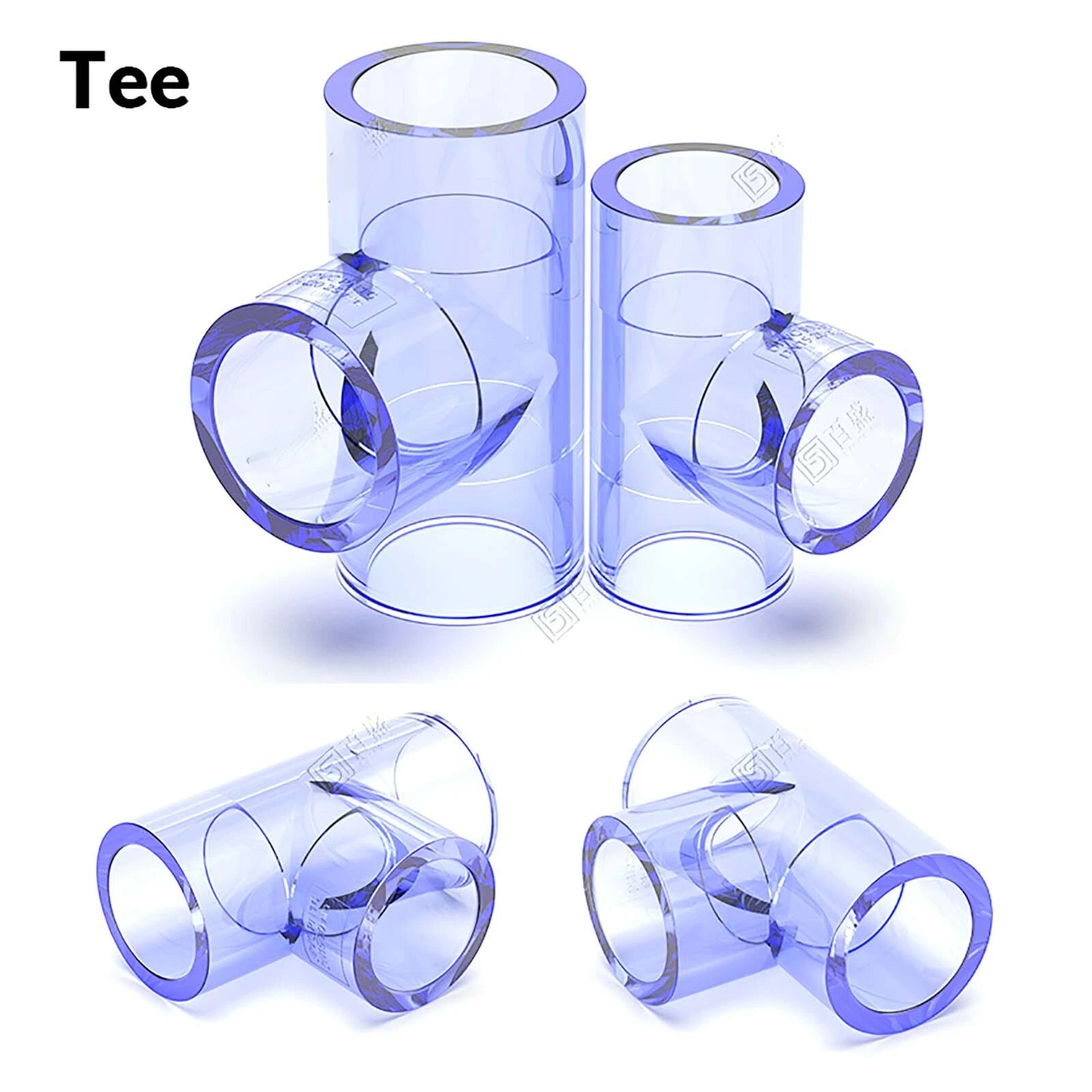 UPVC PVC Clear Plumbing Fittings Pipe For Aquarium Fish Tank Pond Solvent Weld