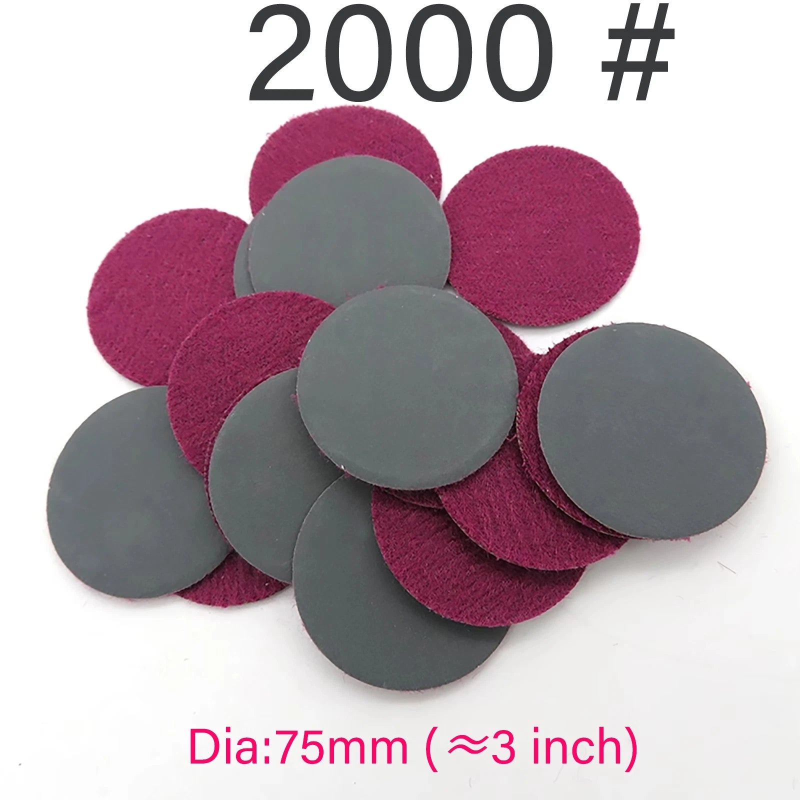 Sandpaper 60 To 10000 Mixed Grits Wood Metal Sanding Polishing Wet And Dry 75mm