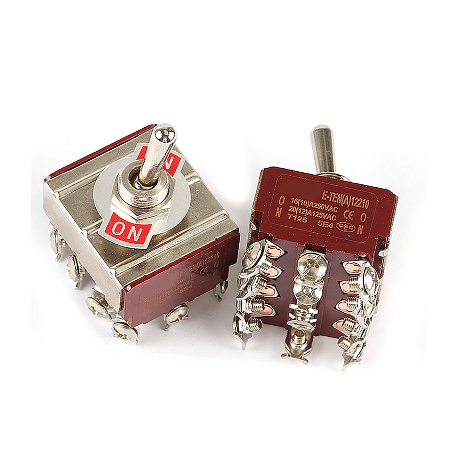 Heavy Duty Toggle Switch — 2 to 12 Position SPST/DPDT, 15A–25A, ON-OFF & ON-OFF-ON