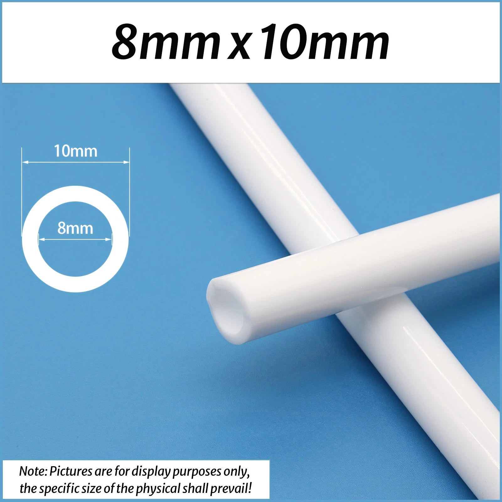 Food Grade White Silicone Tube Hose Pipe – Soft Flexible Rubber, ID 1–25mm