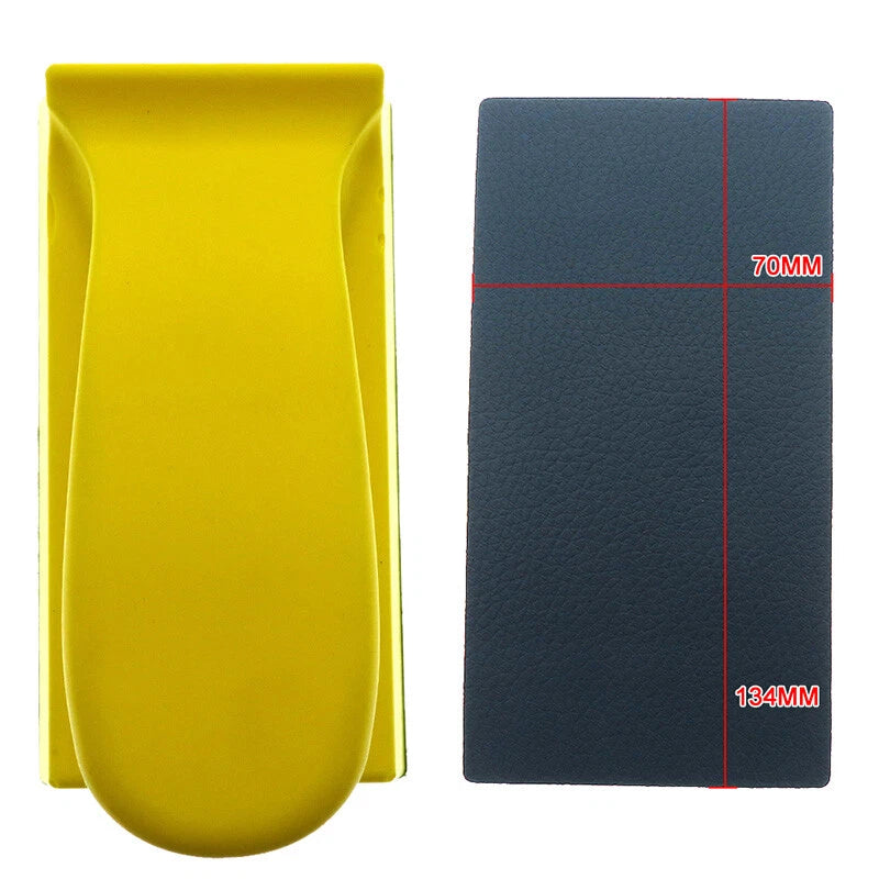 Mouse‑Shaped Hand Sanding Block — Ergonomic Foam Grip with Hook & Loop Base for Standard Sanding Discs