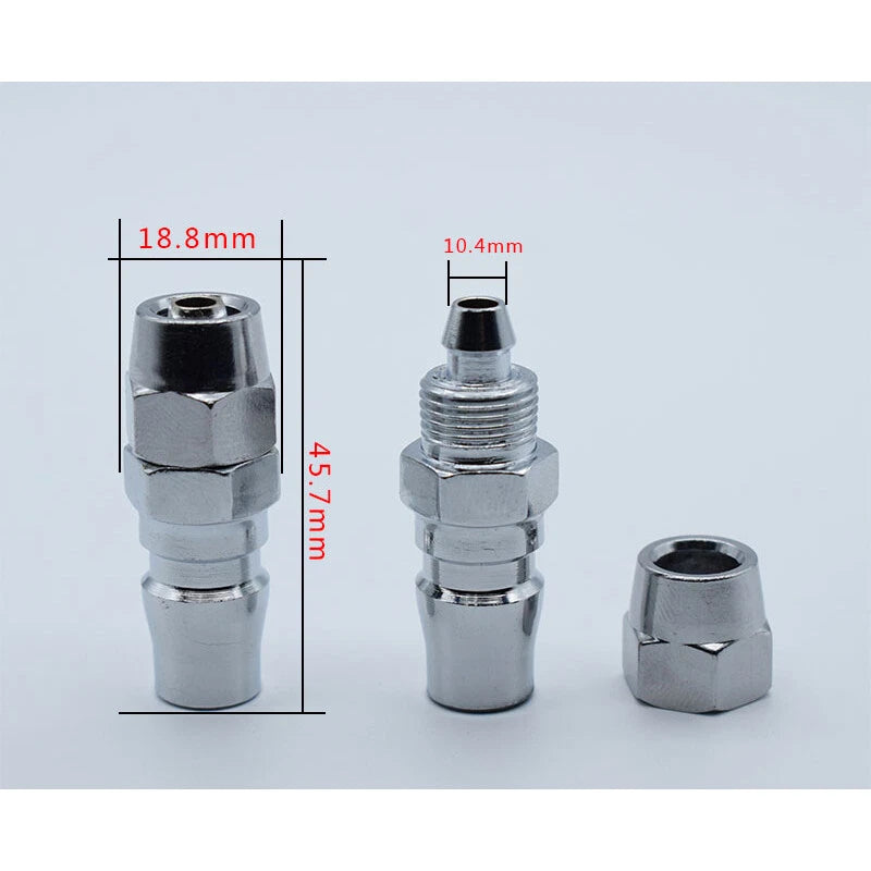 Air Line Hose Coupler Quick Release Female Male Fitting Connector Set Compressor