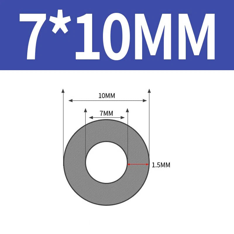 Black Fluorine Rubber Tube Fuel Hose OD 4-38mm,Oil Line Fuel Pipe Tubing Petrol