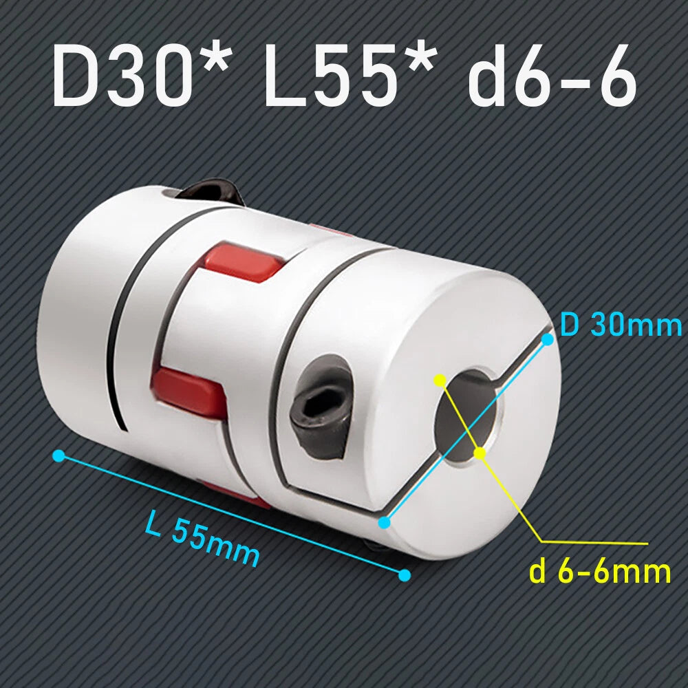 Flexible Plum Coupling Servo Motor Jaw Spider Shaft Coupler for CNC 3D Printer