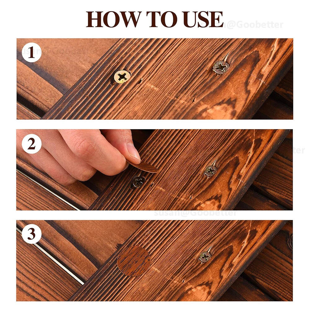 21mm Self Adhesive Decorative Screw Holes Nail Cams Cover Caps Furniture Kitchen