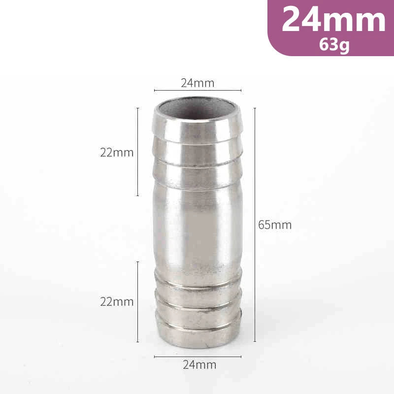 Stainless Steel Barb Hose Fittings — Straight, Elbow, Tee, Y-Piece & Cross