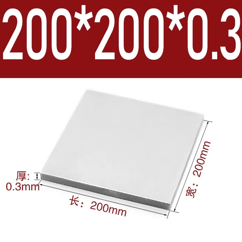 304 Stainless Steel Sheet Plate 0.3mm 0.5mm 0.8mm 1mm 2mm 3mm 4mm 5mm Thick