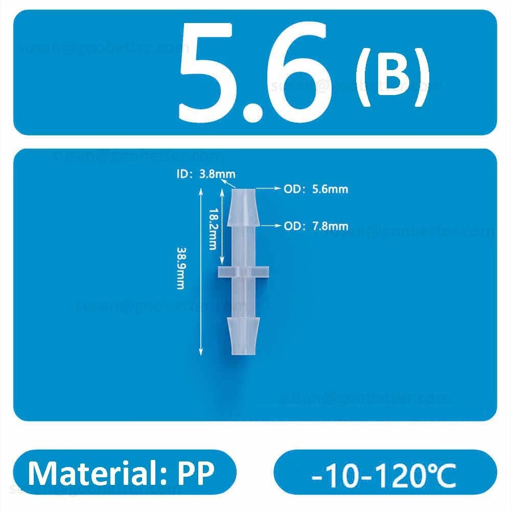 Plastic Barbed Hose Connectors — T-Piece, Elbow & Straight Fittings for Air & Water Lines