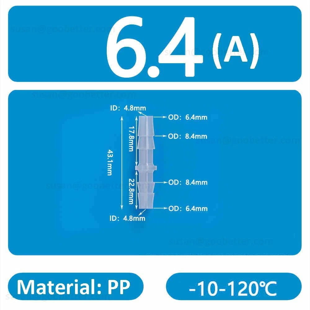 Plastic Barbed Hose Connectors — T-Piece, Elbow & Straight Fittings for Air & Water Lines