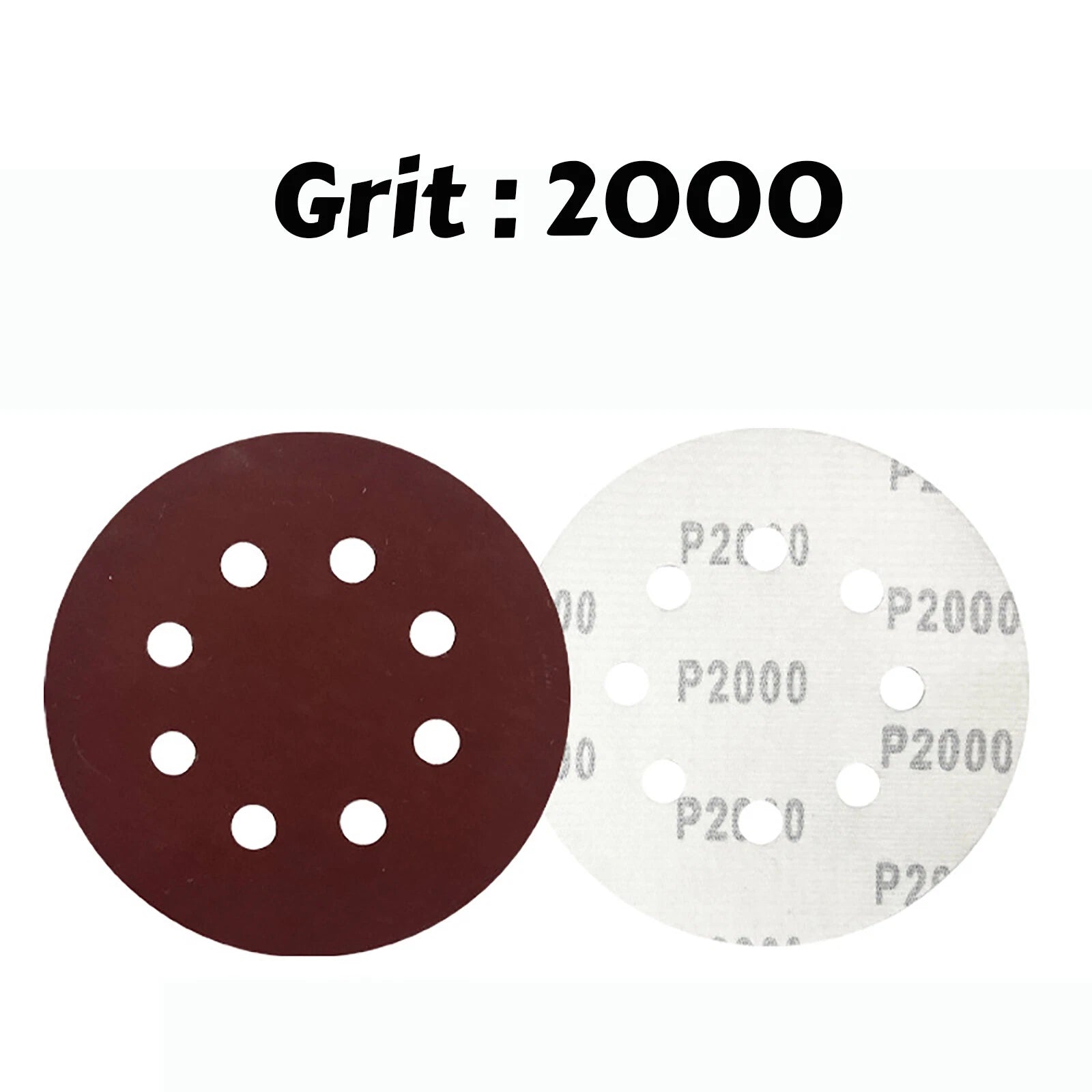5"/9" Sanding Discs 40-2000 Grit Hook Loop 8 Hole Orbital Sander Paper Sandpaper