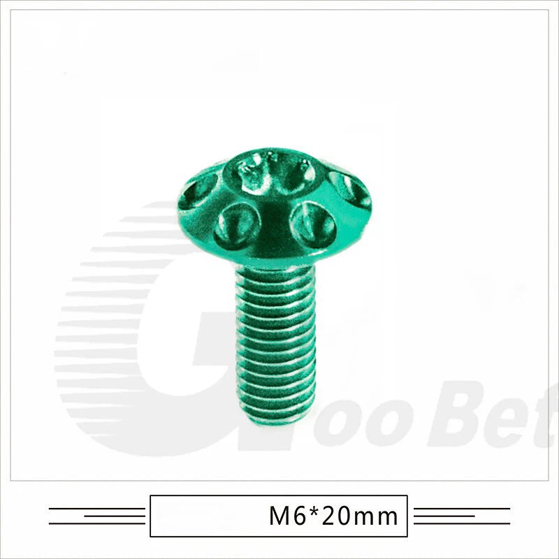 M6 x 15mm 20mm Titanium Motorcycle Decorative Bolt Torx Screws T30 Tuning Repair