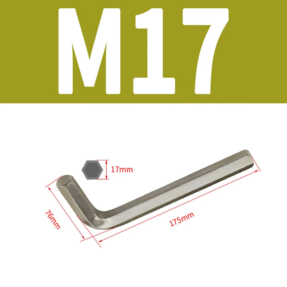 Allen Hex Key Long Arm Metric 0.7mm-17mm Hexagonal Wrench Keys Screwdriver 911-L