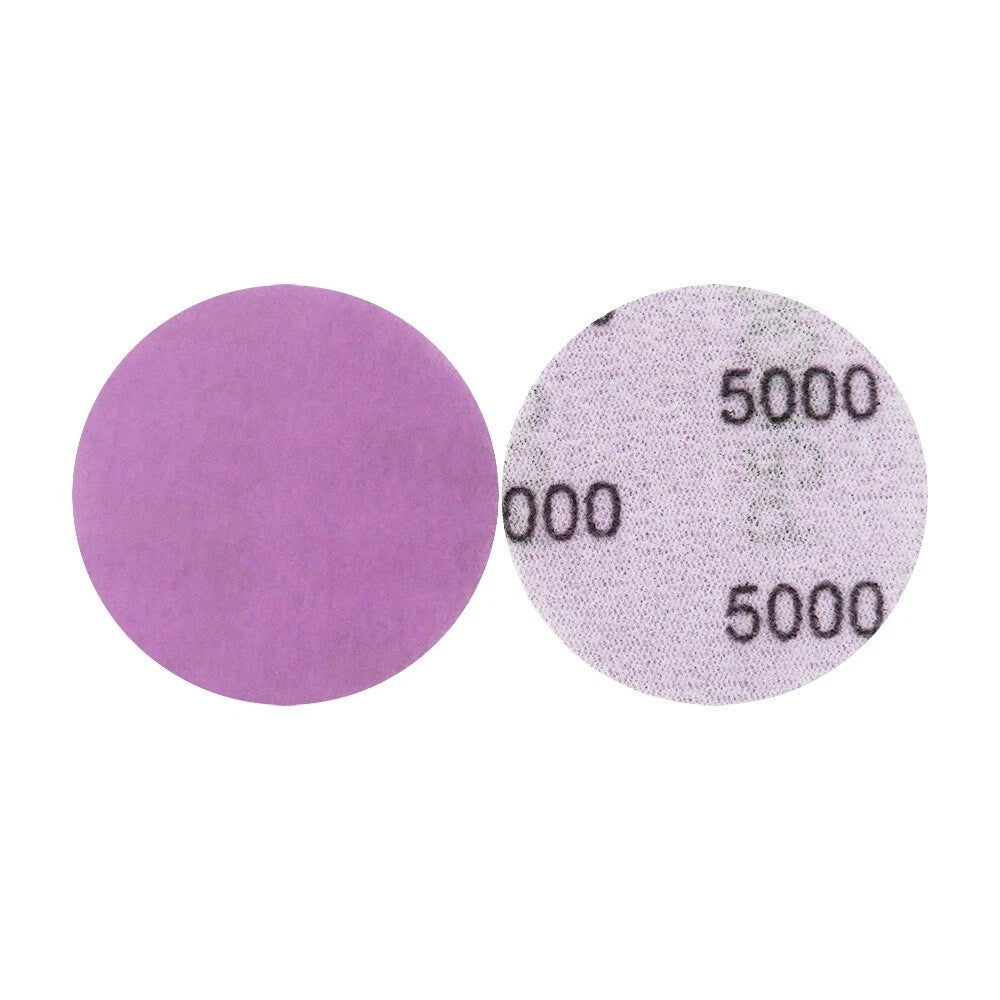 50mm Wet and Dry Sanding Discs 2 inch Sandpaper Hook and Loop Pads Grit 60-10000