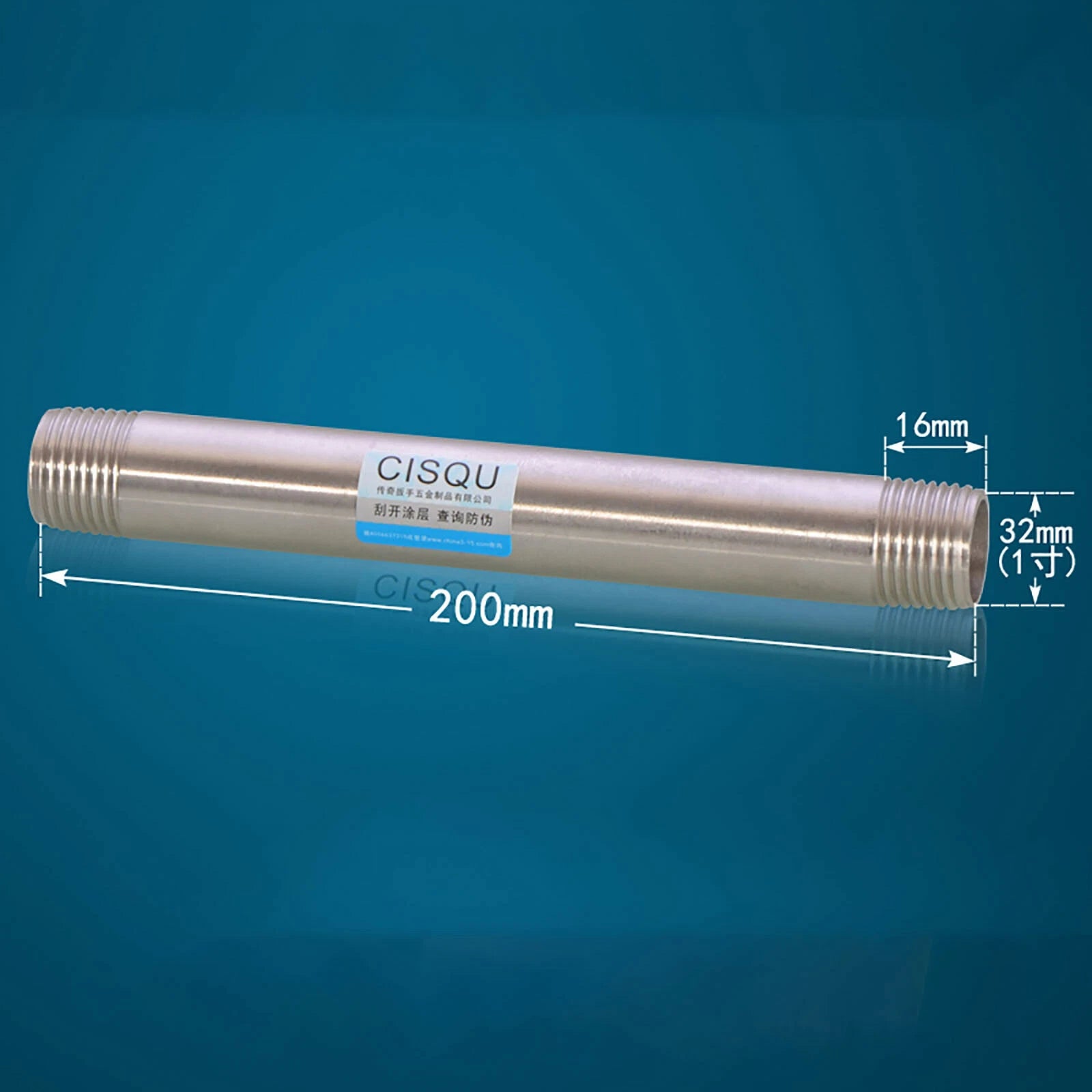 Stainless Steel 201 Male Thread Weld Nipple 1/2" 3/4" 1" | 100–500mm Pipe Fitting