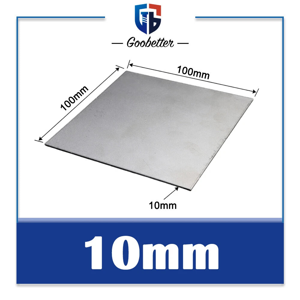0.5/0.8/1/1.2~18mm Thick TA2 Pure Titanium Plate Ti Metal Sheet Board 100~200mm