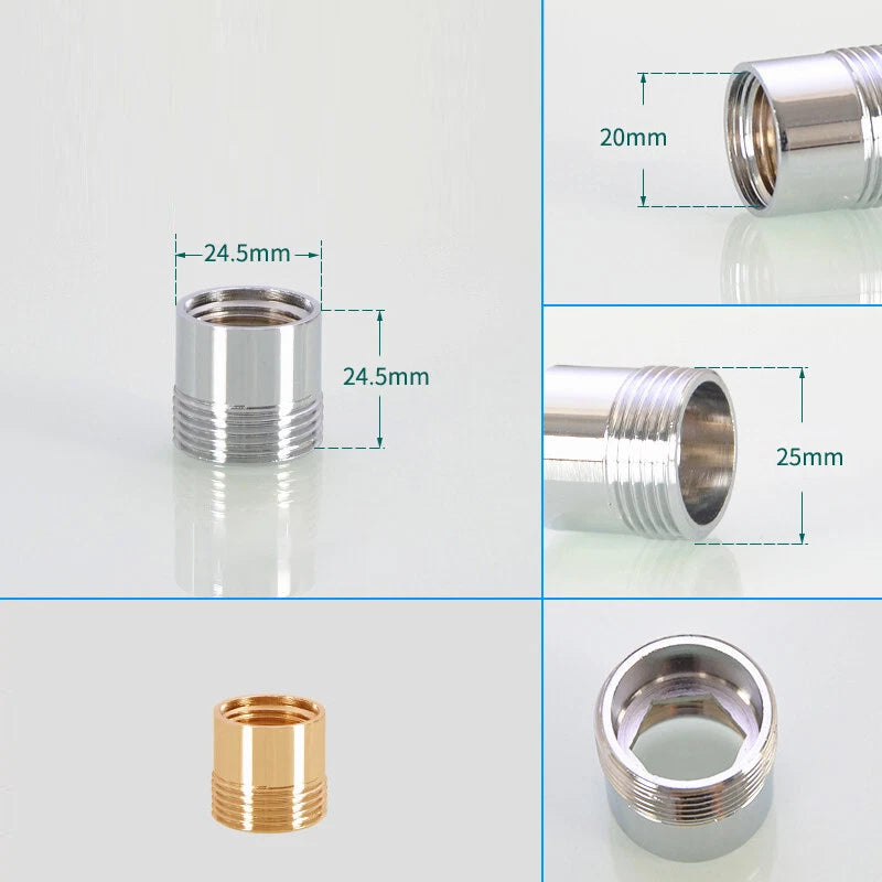 BSP Thread Male to Female Tap Connector Adapter — Kitchen & Garden Hose Fitting