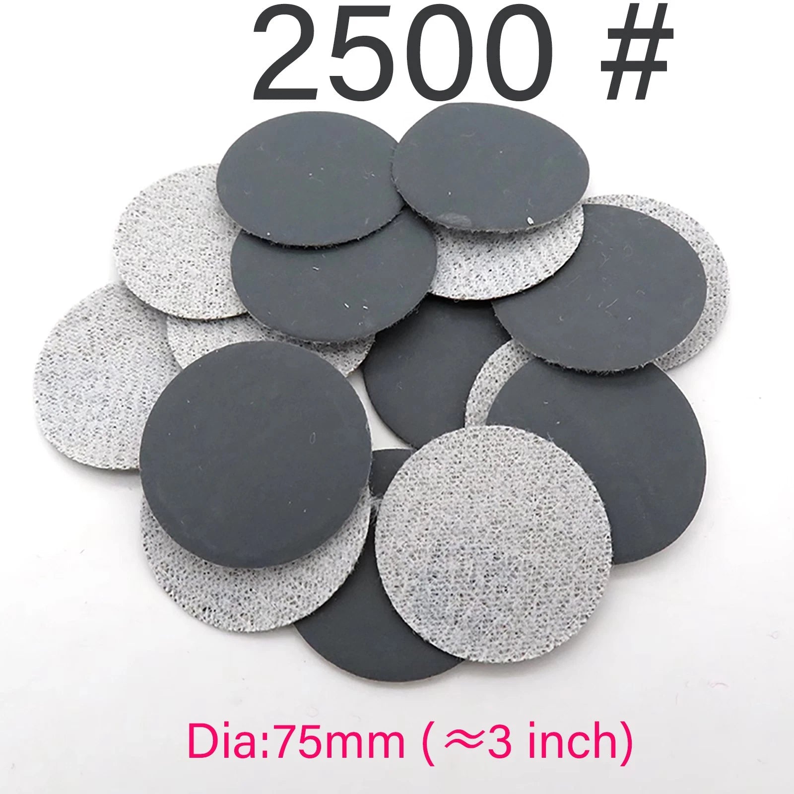 Sandpaper 60 To 10000 Mixed Grits Wood Metal Sanding Polishing Wet And Dry 75mm